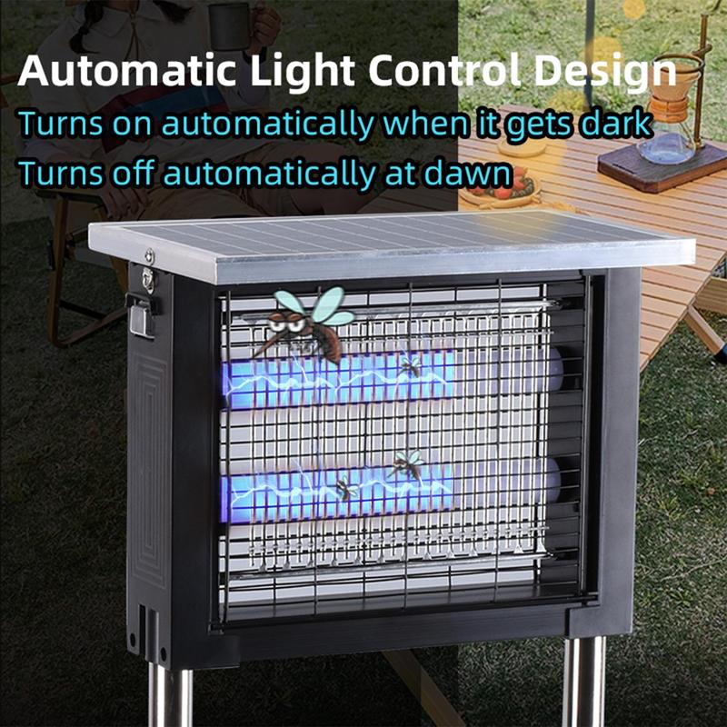 Outdoor Mosquito Zapper – Solar Powered & IPX4 Rated