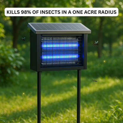 Outdoor Mosquito Zapper – Solar Powered & IPX4 Rated