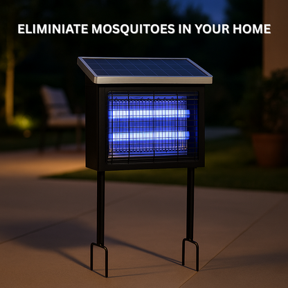Outdoor Mosquito Zapper – Solar Powered & IPX4 Rated